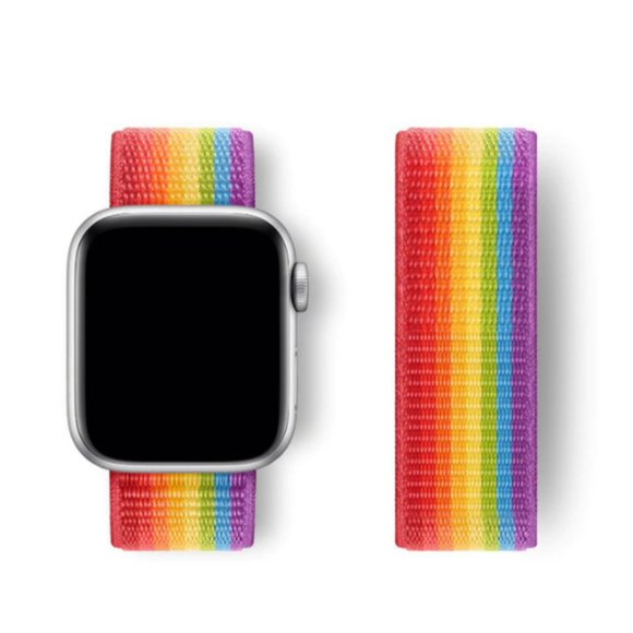 Apple Accessories - NEW BAND Rainbow Strap Loop For Apple Watch